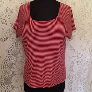 📌3/$20 - Tommy Hilfiger, Square Neck Striped Tee